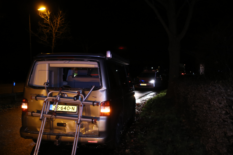 Aanrijding tussen personenbus en stadsbus
