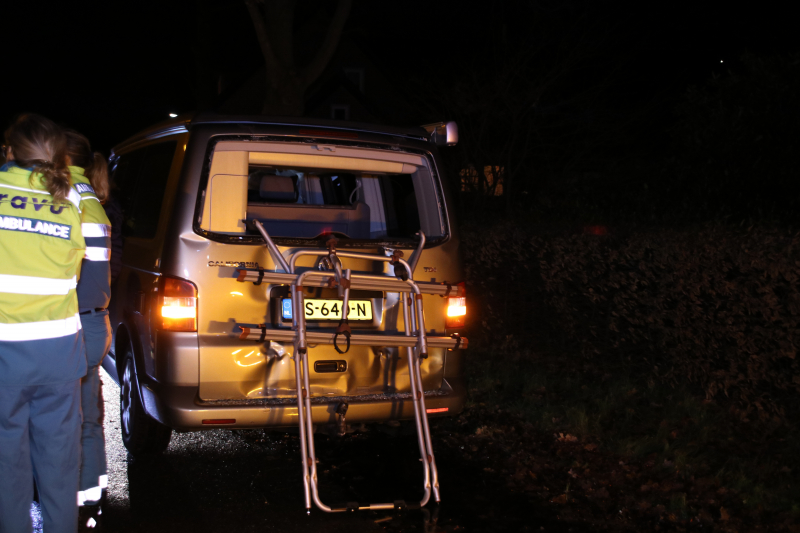 Aanrijding tussen personenbus en stadsbus