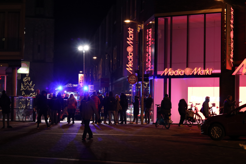 Brand in lunch cafÃ©