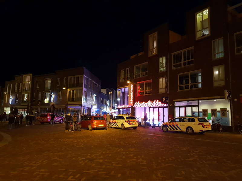 Brand in lunch cafÃ©