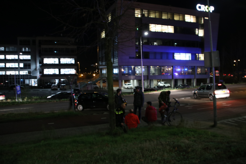 Fietser gewond bij aanrijding