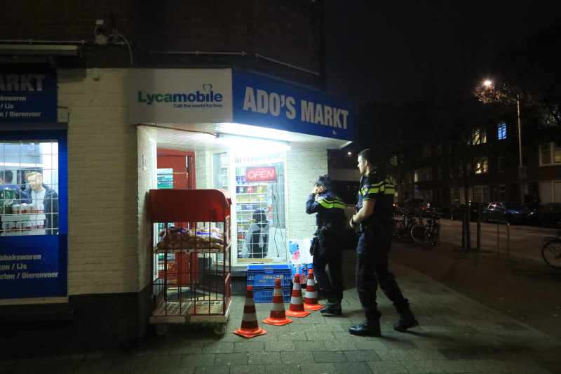 Overval avondwinkel
