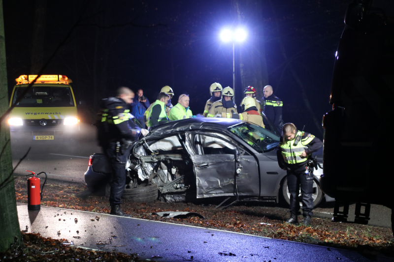 Inzittenden spoorloos na zwaar eenzijdig ongeval