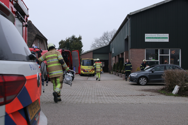 Man overleden bij bedrijfsongeval kwekerij