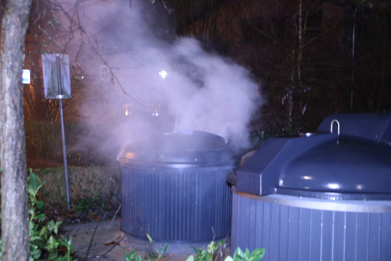 Veel rookontwikkeling bij containerbrand