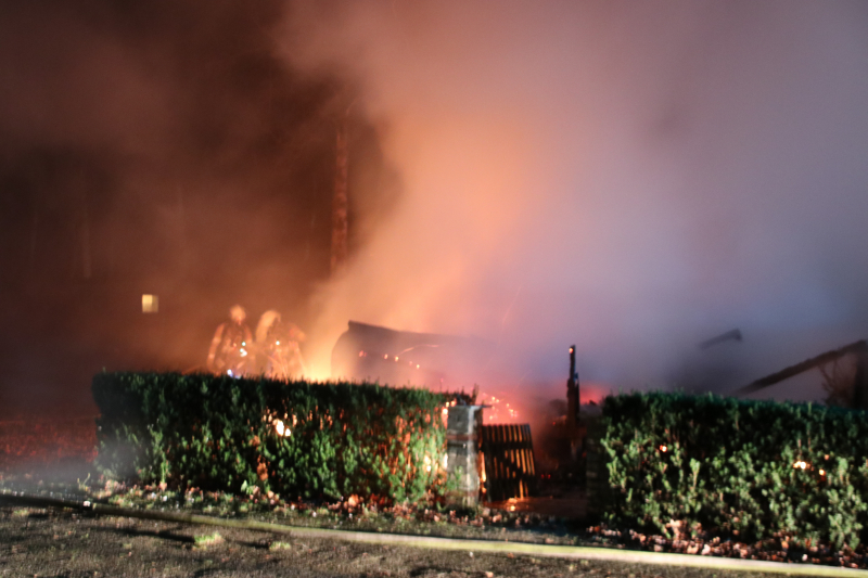 Forse brand op camping Bergbad