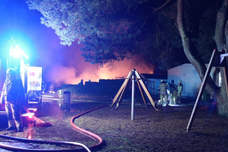 Forse brand op camping Bergbad