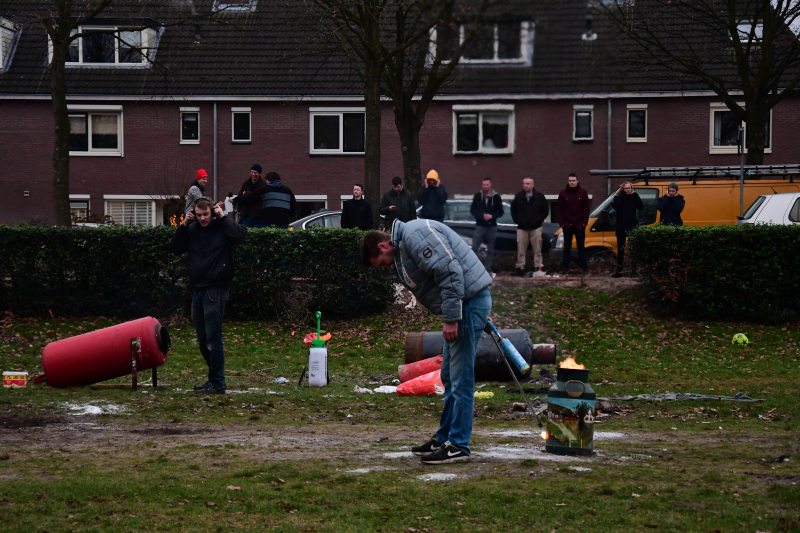 Carbidschieten trekt veel bekijks