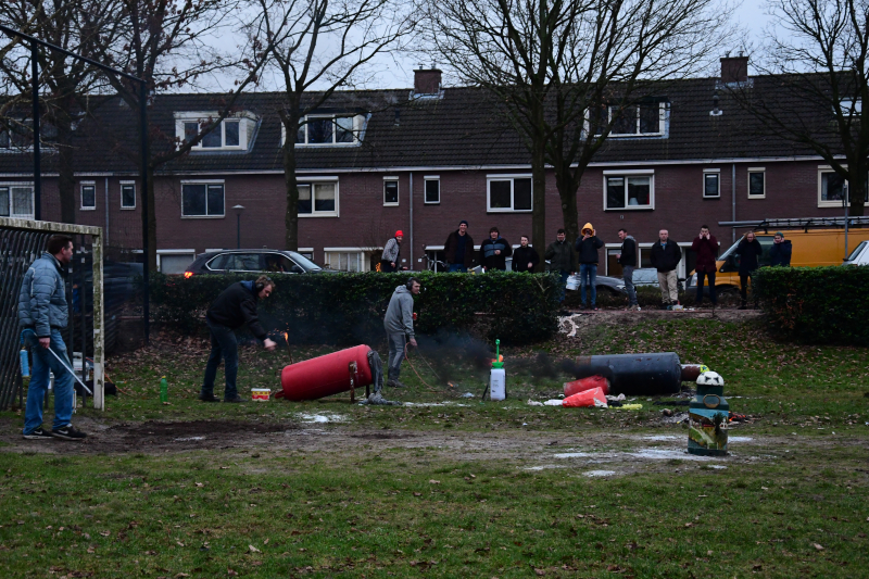Carbidschieten trekt veel bekijks