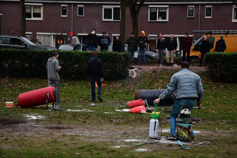 Carbidschieten trekt veel bekijks