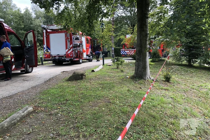 Vakantiehuisje in brand op vakantiepark de Eemhof