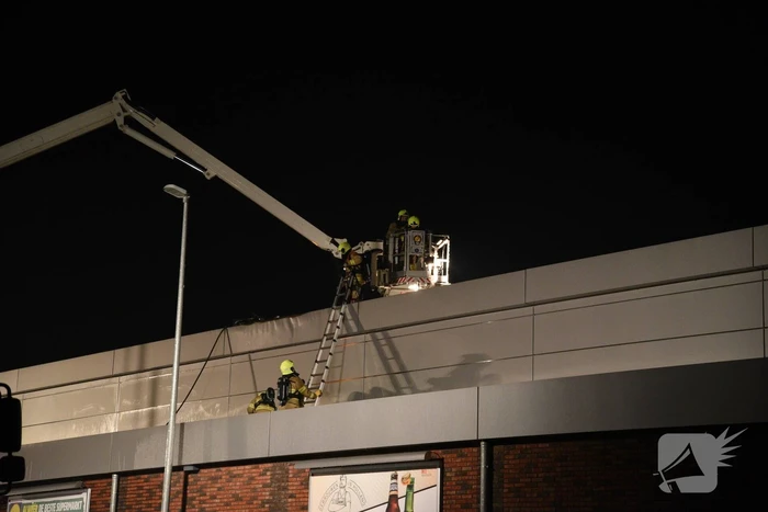 Grote brand bij Lidl