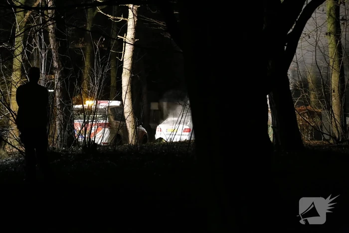 Auto fikt uit op vakantiepark De Eemhof