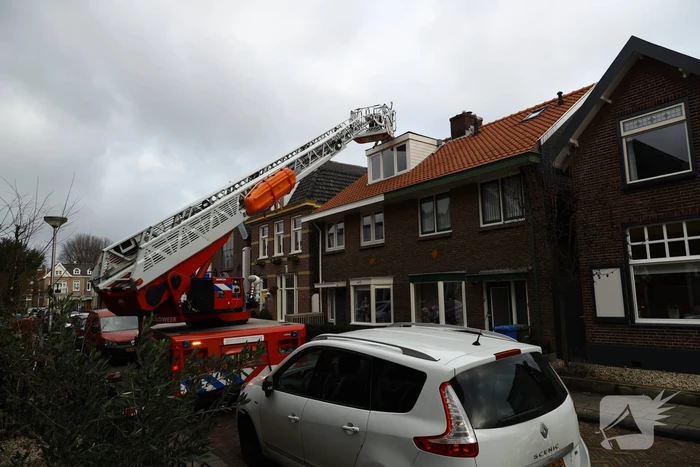 Dak losgelaten door storm