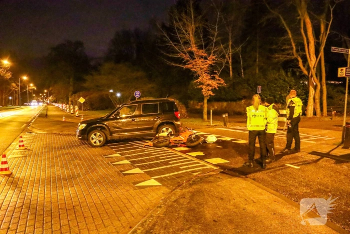 Motor total-loss na aanrijding met auto