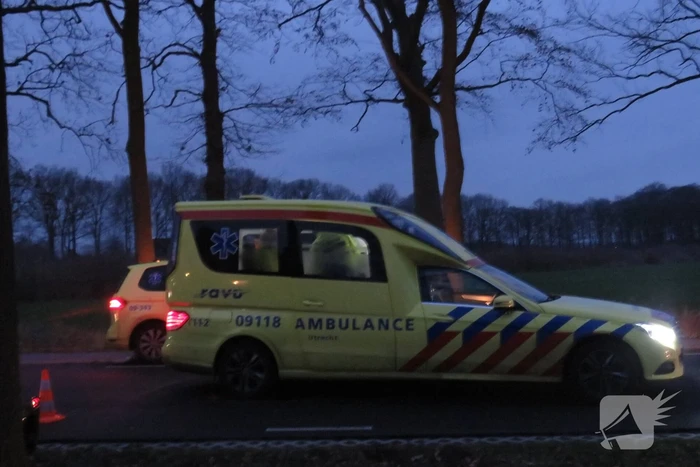 Gewonde bij botsing tegen boom