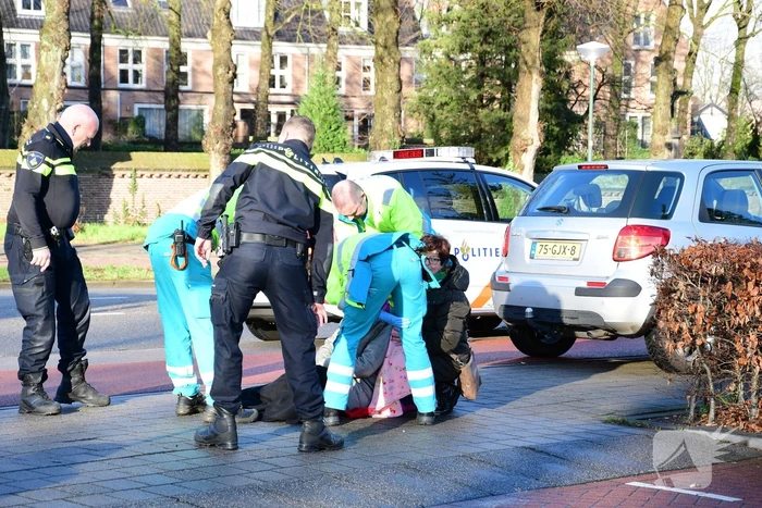Fietsster gewond na aanrijding