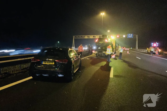 12 voertuigen op elkaar bij kettingbotsing