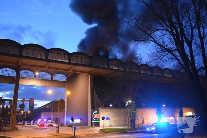 Zeer grote brand bij cementfabriek ENCI