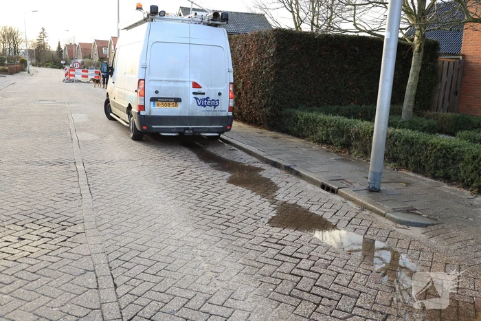 Huishoudens zonder water na lekkage (Hooglanderveen)