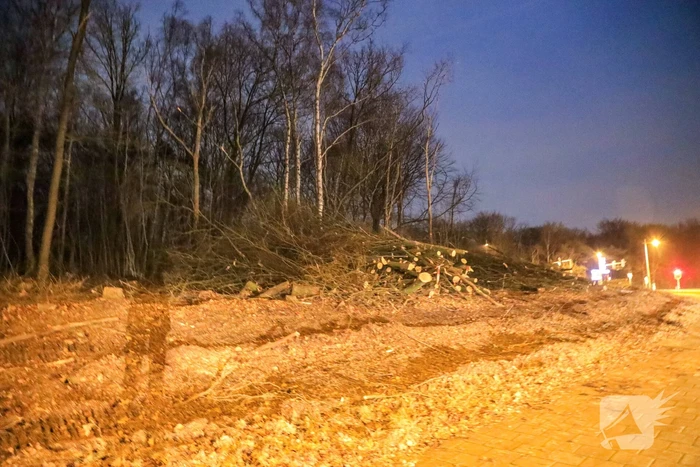 Wederom beveiliging van machines bomenkap Westelijke Ontsluiting (Amersfoort)