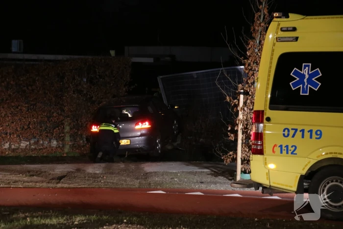 Twee gewonden bij eenzijdig ongeval
