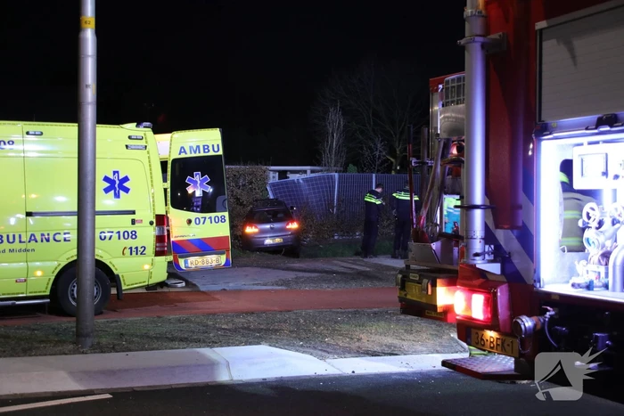 Twee gewonden bij eenzijdig ongeval