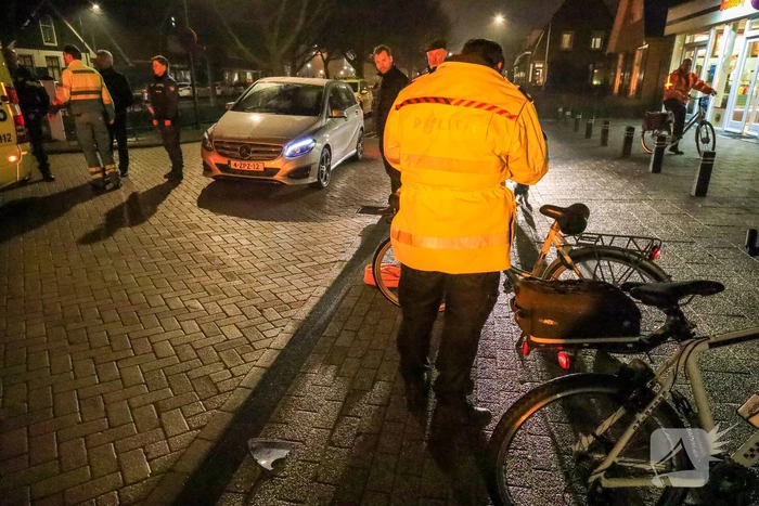 Fietser gewond bij aanrijding met auto