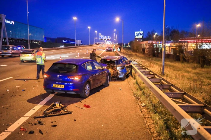 Veel schade bij kop-staart aanrijding (Amersfoort)