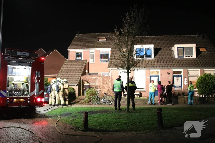 Grote schade na brand in keuken (Nijkerk)