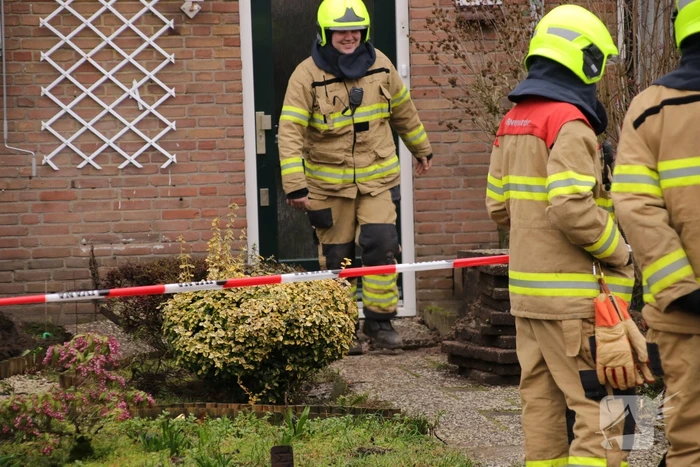 Gasleiding geraakt bij graafwerkzaamheden (Scherpenzeel)