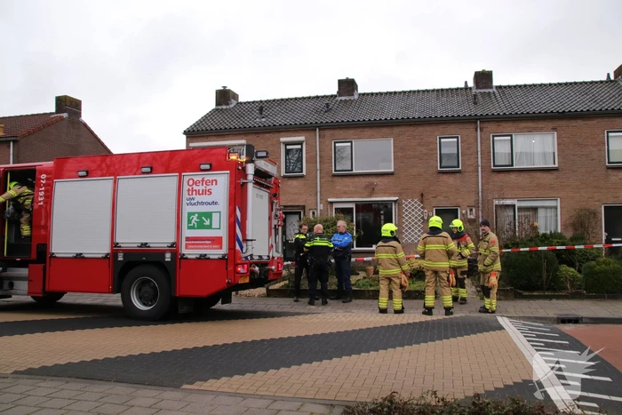 Gasleiding geraakt bij graafwerkzaamheden (Scherpenzeel)