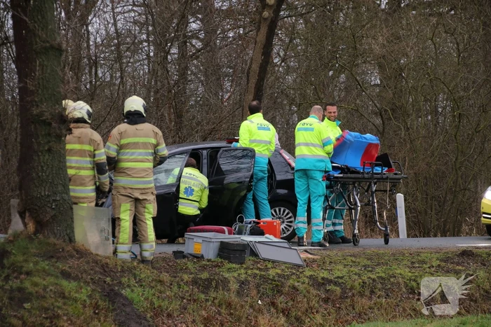 Persoon bekneld bij eenzijdig ongeval (Woudenberg)