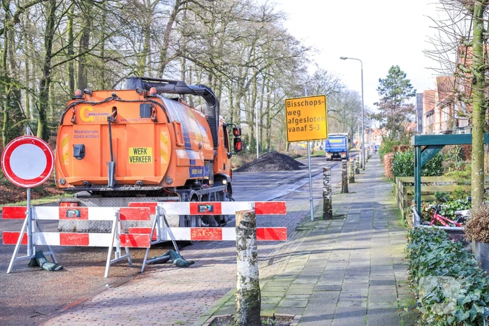 Bisschopsweg op de schop door werkzaamheden (Amersfoort)