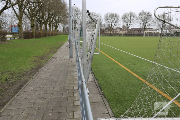 Doelen vernield voetbalclub VVZA (Amersfoort)