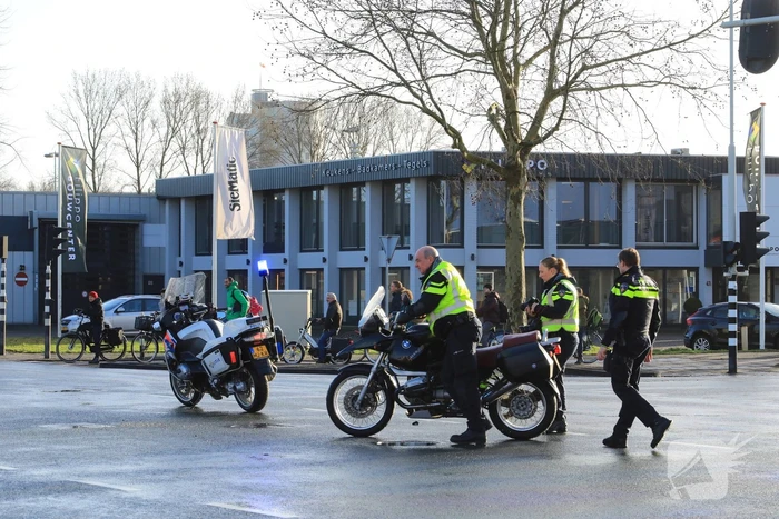 Motorrijder gewond na aanrijding met bestelbusje (Amersfoort)