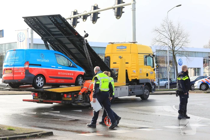 Motorrijder gewond na aanrijding met bestelbusje (Amersfoort)