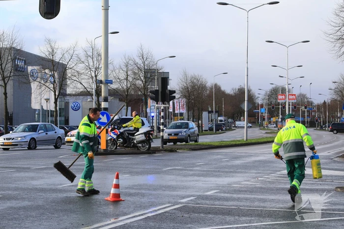 Motorrijder gewond na aanrijding met bestelbusje (Amersfoort)