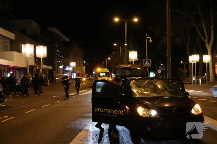 Maaltijdbezorger gewond bij aanrijding