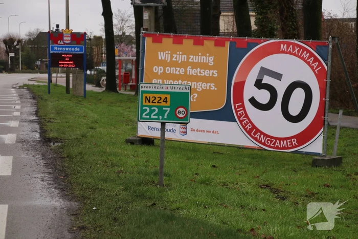Renswoude plaatst borden om de Dorpsstraat veiliger te maken