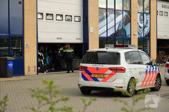 Persoon gewond in sportschool