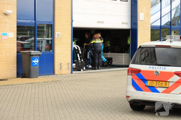 Persoon gewond in sportschool