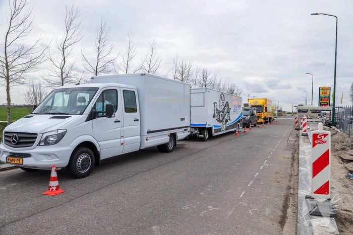 Verkeerscontrole combinatie-voertuigen