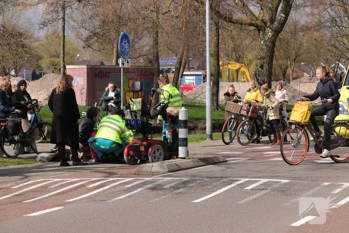 Scootmobielster ten val bij eenzijdig ongeval