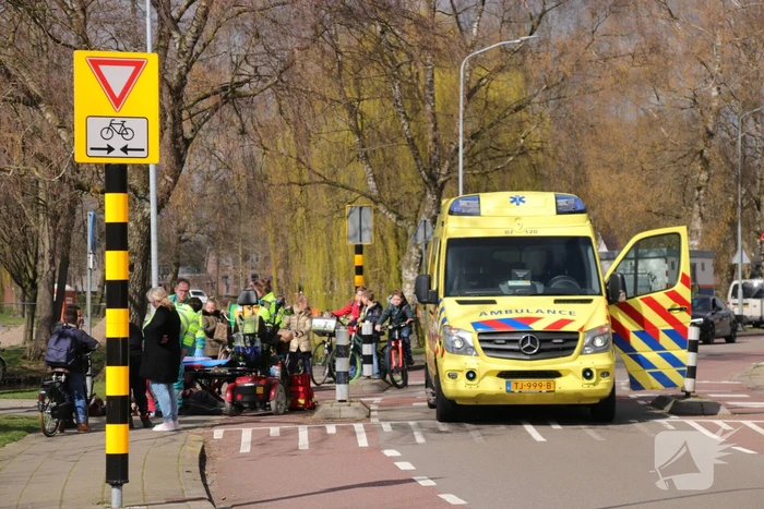 Scootmobielster ten val bij eenzijdig ongeval