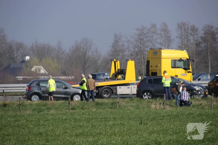 Flinke file door kopstaartbotsing, A1