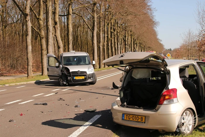 Gewonde bij frontale botsing