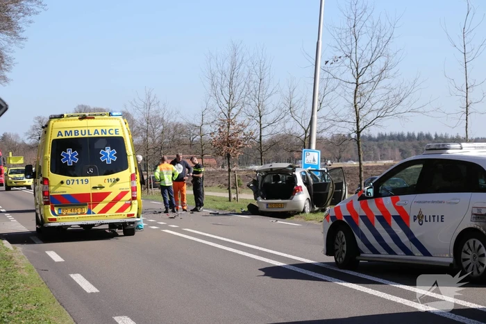 Gewonde bij frontale botsing