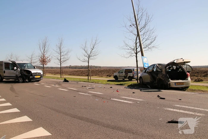 Gewonde bij frontale botsing