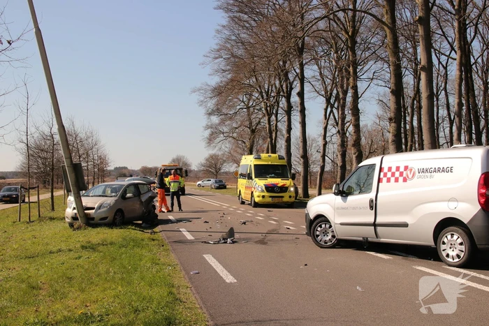 Gewonde bij frontale botsing